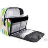 HMZXZ Hanging Travel Colorful Doodled Circles Toiletry Bag Folding Bathroom Gym Organizer Portable Cosmetic Wash Bag for Women Girls view 3