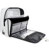 HMZXZ Hanging Travel Watercolor Rooster Toiletry Bag Folding Bathroom Gym Organizer Portable Cosmetic Wash Bag for Women Girls view 3