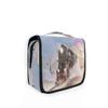 HMZXZ Hanging Travel Steam Train Depart At Sunset Toiletry Bag Folding Bathroom Gym Organizer Portable Cosmetic Wash Bag for Women Girls view 1