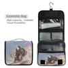 HMZXZ Hanging Travel Steam Train Depart At Sunset Toiletry Bag Folding Bathroom Gym Organizer Portable Cosmetic Wash Bag for Women Girls view 4