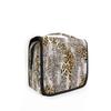 HMZXZ Hanging Travel Animal Leopard Skin Print Toiletry Bag Folding Bathroom Gym Organizer Portable Cosmetic Wash Bag for Women Girls view 1