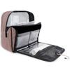 HMZXZ Hanging Travel Rose Marble Texure Print Toiletry Bag Folding Bathroom Gym Organizer Portable Cosmetic Wash Bag for Women Girls view 3