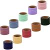 100PCS Colorful Large Hair Ties, Cotton Hair Bands Seamless Ponytail Holders for Women, Hair Elastics No Damage, 10 Colors by BAOLI view 4
