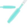 100 Pcs Silicone Mascara Wands Disposable Eyelash Brushes for Extensions Lash Applicators Makeup Tool Kit (Crystal blue/Mint Green) view 4