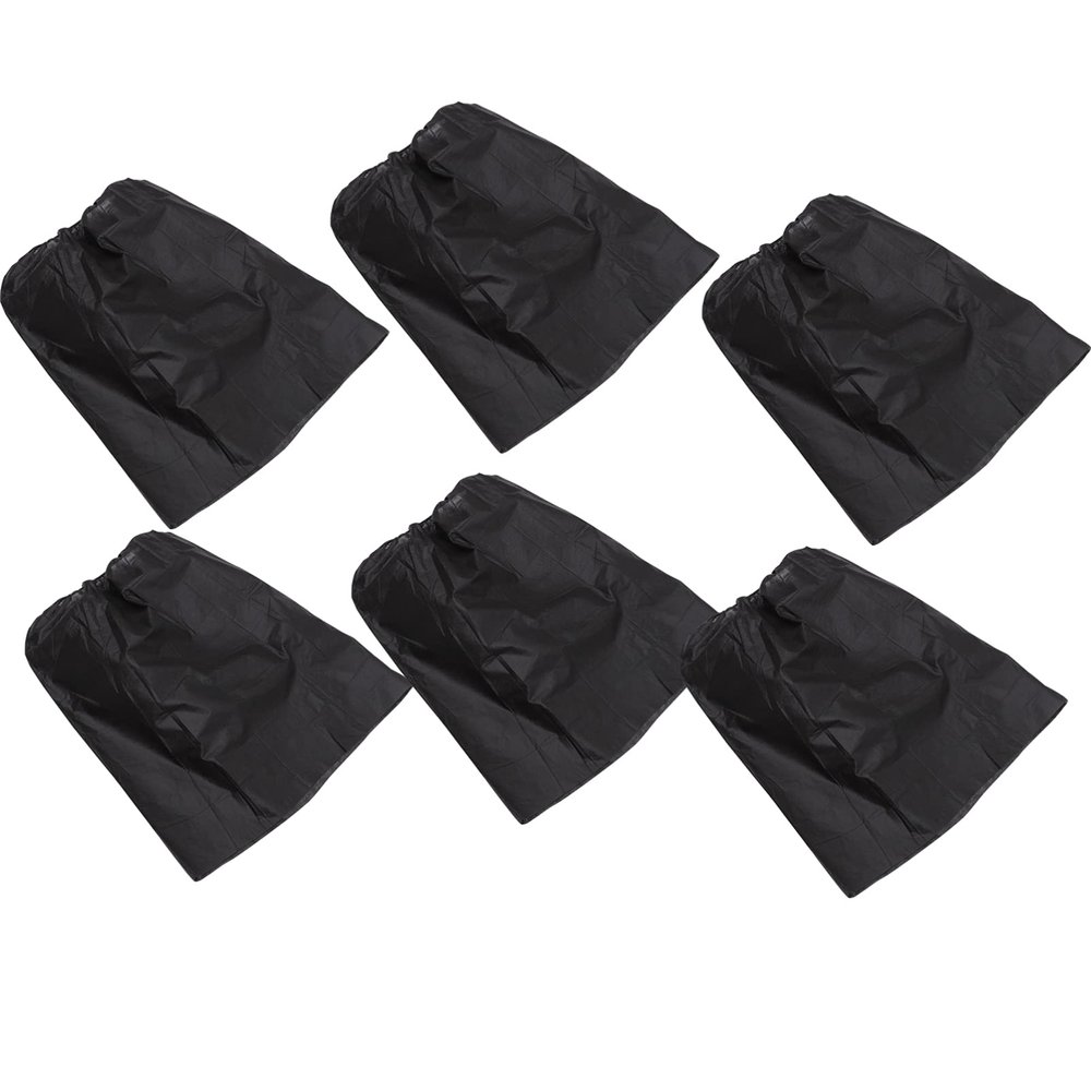 EXCEART 10Pcs Disposable Bath Skirt Non Woven Salon Shower SPA Dress Towels Bathtub Body Wrap for Women Ladies Black