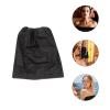 EXCEART 10Pcs Disposable Bath Skirt Non Woven Salon Shower SPA Dress Towels Bathtub Body Wrap for Women Ladies Black view 2