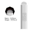 PCD U19 Microblading Needle Blades 30Pcs,Disposable Eyebrow Tattoo Needles for Permanent Makeup Machine Supplies Manual - 19 Pins U Shape view 2
