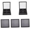 HEALLILY 5pcs Eye Shadow Blank Empty Eye Cosmetics Plates Transparent Cover Eyeshadow Cases Eyeshadow Storage Boxes Empty Eyeshadow Boxes Eyeshadow Container Magnetic Buckle Eyeshadow Cases view 1