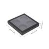 HEALLILY 5pcs Eye Shadow Blank Empty Eye Cosmetics Plates Transparent Cover Eyeshadow Cases Eyeshadow Storage Boxes Empty Eyeshadow Boxes Eyeshadow Container Magnetic Buckle Eyeshadow Cases view 2