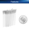 Auniwaig 100 Pcs Disposable Lip Brushes Lipstick Lip Gloss Wands Applicator Tool Transparent Make Up Lip Brush Disposable Lipstick Gloss Wands view 3