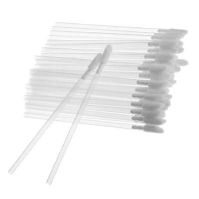 Auniwaig 200 Pcs Disposable Lip Brushes Lipstick Lip Gloss Wands Applicator Tool Transparent Make Up Lip Brush Disposable Lipstick Gloss Wands