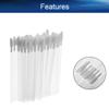 Auniwaig 200 Pcs Disposable Lip Brushes Lipstick Lip Gloss Wands Applicator Tool Transparent Make Up Lip Brush Disposable Lipstick Gloss Wands view 3