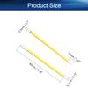 Auniwaig 50 Pcs Disposable Lip Brushes Lipstick Lip Gloss Wands Applicator Tool Yellow Make Up Lip Brush Disposable Lipstick Gloss Wands view 2