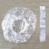 100PCS Disposable Transparent Shower Caps Larger and Thicker Waterproof Shower Caps Plastic Hair Caps for Women, Spa, Home Use, Hotel and Hair Salon, Portable Travel view 2