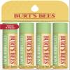 Burt's Bees 100% Natural Origin Moisturizing Lip Balm, Cucumber Mint with Beeswax, 4 Tubes view 1