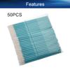 Auniwaig 50 Pcs Disposable Lip Brushes Lipstick Lip Gloss Wands Applicator Tool Blue Make Up Lip Brush Disposable Lipstick Gloss Wands view 3