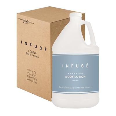 1-Shoppe All-in-Kit H2O Tropical Infuse Hotel Body Lotion | 1 Gallon | For Hospitality & Vacation Rentals to Refill Dispensers | (Single Gallon)