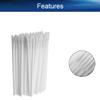 Auniwaig 50 Pcs Disposable Lip Brushes Lipstick Lip Gloss Wands Applicator Tool White Make Up Lip Brush Disposable Lipstick Gloss Wands view 3