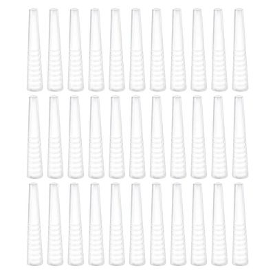 50pcs Tweezer Tip Covers: Clear Tweezer Point Protectors Cap - Makeup Beauty Supplies, General Size