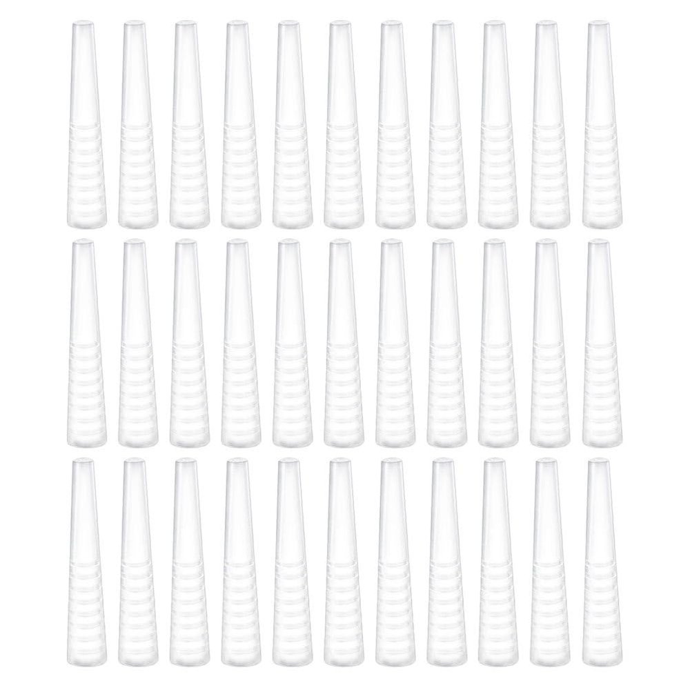 50pcs Tweezer Tip Covers: Clear Tweezer Point Protectors Cap - Makeup Beauty Supplies, General Size