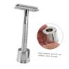 DOITOOL Shaver Base Safety Razor Stand Razor Storage Base Shaver Rack Shaving Kit Holder Razor Stand Razor Base Tool Travel Shave Razor Holder Aluminum Alloy Set Man Desk view 2
