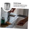 DOITOOL Shaver Base Safety Razor Stand Razor Storage Base Shaver Rack Shaving Kit Holder Razor Stand Razor Base Tool Travel Shave Razor Holder Aluminum Alloy Set Man Desk view 3