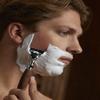 Union Razors SS4W Three Piece Shave Kit with Razor, Shaving Brush & Stand view 4