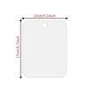 Nayilin Acrylic Anti Fog Shower Mirror Bathroom Travel Unbreakable Portable Traveling Shaving Makeup, FCC-067 view 2