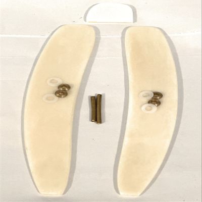 Camel Bone Straight Razor Scales for Restoring Vintage & New Straight Razors