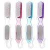 2 Dual Sided Pedicure Brush Pumice Stone Foot File Callus Remover Scraper Scrub view 1