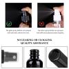 YONKAN 2oz UV Resistant Glass Spray Bottle, Fine Mist Boston Glass Bottles with Black Fine Mist Sprayer Small Clear Bottles for Essential Oils, Bath, Beauty, Hair & Cleaning, Black, Pack of 48 view 3