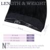 Fshine Invisible Wire Hair Extensions Real Human Hair Jet Black Wire Hidden Hair Extensions 12 inch One Piece Fish Line Clip Ins Straight Hair Add Volume for Women 76 G view 3