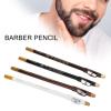4Pcs Barber Pencil, Hairline Outline with Sharpener, Tool for Lineup and Beard Shape White (Barber H Pencil + Beard Accessories) view 2