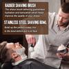 4 Packs Shaving Soap w/Shaving Bowl,Shaving Brush,Shaving Cream,Unqiue Gift Set Mens Shaving Kit for Christmas Stocking Stuffers for Him Boyfriend Dad Adult Husband Birthday Valentines Day view 4