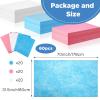 60 Pcs Disposable Bed Sheets 31" x 70" Massage Table Sheets Waterproof Oilproof Non Woven Fabric Spa Bed Cover Breathable for Massage Beauty Salon, Hotels(Pink, Blue, White) view 2