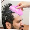 Beaupretty 8pcs Hair Shampoo Brush for Scalp Care Deep Cleaning Massage Ergonomic Scalp for Men and Circulation and Reusable Cleaning Tool Random Style view 4