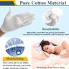 24Pcs White Cotton Gloves for Dry Hands Eczema Gloves Overnight Moisturizing Gloves for Women Cosmetic view 3
