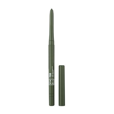3INA The 24H Automatic Eye Pencil - Highly Pigmented Eyeliner Pencil - 24-Hour Wear Eye Makeup - Retractable with Built-In Sharpener - 759-0.011 oz