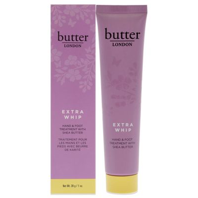 butter LONDON Extra Whip Hand & Foot Treatment, Shea & Cocoa Butter, Helps Hydrate & Restore Dry Skin, Helps Firm Skins Appearance, Vegan, Cruelty & Paraben Free