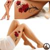 Tatodays 2x Sheets large rose tattoos temporary realistic sexy flower for women adults teens kids thigh forearm rockstar biker gothic halloween fancy dress view 3