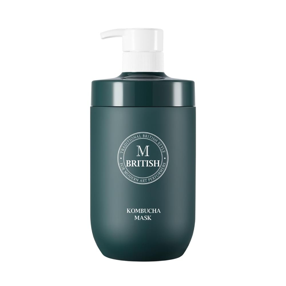 BRITISH M Kombucha Hair Mask 25.36 fl.oz Hydrating & Restorative Treatment for Damaged Hair