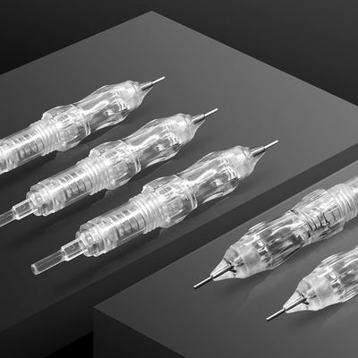 10Pcs Semi-Permanent Makeup Tattoo Cartridge Needle Tools RL/RM/M1/RS Tattoo Gun Supplies,1R 0.3 mm