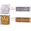 Tube Beads Golden Silver Rings For Braids Jewelry Ring Dread Dreadlock Beads Adjustable Braid Cuffs Hollow Hair Beads(Silver 50PCS) view 4