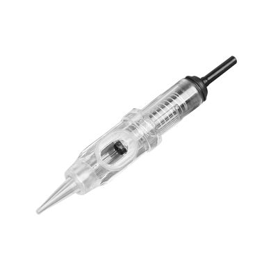 100Pcs Permanent Makeup Tattoo Needles 1RL Eyebrow PMU Cartridge Needles for 600D-G Machine,1RL 0.4MM