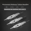 100Pcs Permanent Makeup Tattoo Needles 1RL Eyebrow PMU Cartridge Needles for 600D-G Machine,1RL 0.4MM view 2