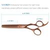 5.5 Inch Hair Thinning Scissors 440C Thinning Shears Professional Hair Shears Barber Scissors Convex Edge KINSARO for Hairdresser Barbershop or Home Use view 3