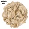 10Pc Curly Chignon Messy Hair Bun Hair Scrunchies Extension Curly Wavy Messy Synthetic Chignon For Women Updo Hairpiece Q18 Color 22 view 2