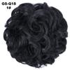 10Pc Curly Chignon Messy Hair Bun Hair Scrunchies Extension Curly Wavy Messy Synthetic Chignon For Women Updo Hairpiece Q18 Color 1 view 2