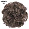 10Pc Curly Chignon Messy Hair Bun Hair Scrunchies Extension Curly Wavy Messy Synthetic Chignon For Women Updo Hairpiece Q18 Color 8 view 2