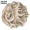 10Pc Curly Chignon Messy Hair Bun Hair Scrunchies Extension Curly Wavy Messy Synthetic Chignon For Women Updo Hairpiece Q18 Color 14H613 view 2